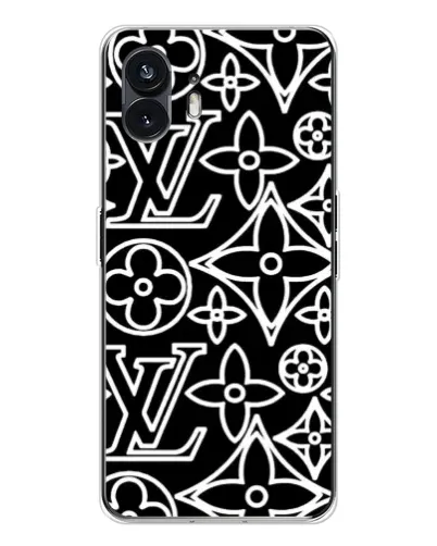 Чехол для Nothing Phone 3 с картинкой «Черно-белый узор LV» Чехол для Nothing Phone 3 с картинкой «Черно-белый узор LV»
