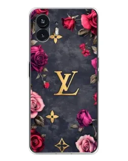 Чохол для Nothing Phone 3 з картинкою «Квітковий Louis Vuitton»