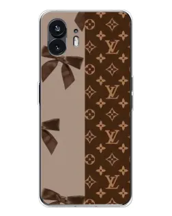 Чехол для Nothing Phone 3 с картинкой «Louis Vuitton — банты»