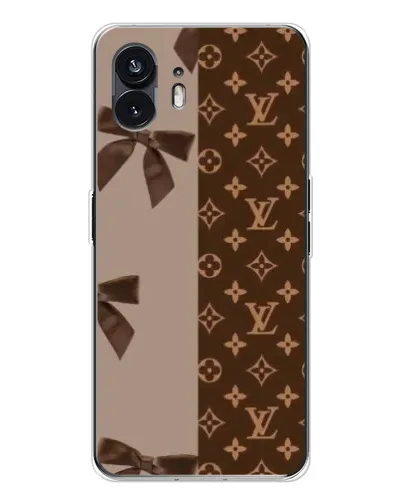 Чехол для Nothing Phone 3 с картинкой «Louis Vuitton — банты» Чехол для Nothing Phone 3 с картинкой «Louis Vuitton — банты»