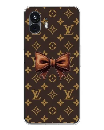 Чехол для Nothing Phone 3 с картинкой «LV с бантом» Чехол для Nothing Phone 3 с картинкой «LV с бантом»