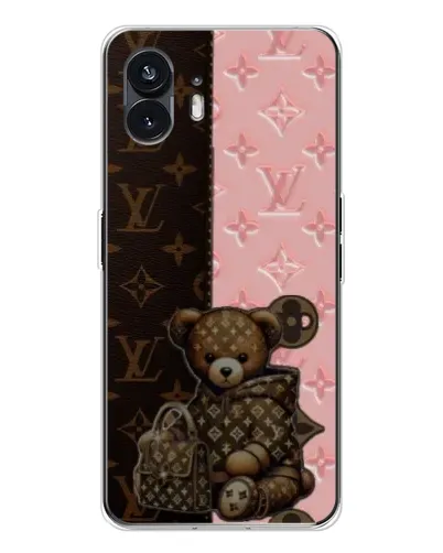 Чехол для Nothing Phone 3 с картинкой «Мишка в стиле LV» Чехол для Nothing Phone 3 с картинкой «Мишка в стиле LV»
