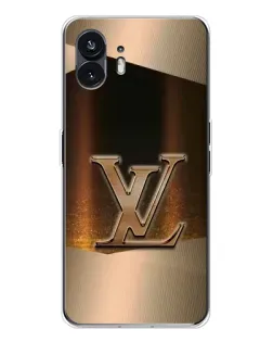 Чехол для Nothing Phone 3 с картинкой «LV — золотое сияние»