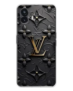 Чехол для Nothing Phone 3 с картинкой «Кожаная текстура LV»