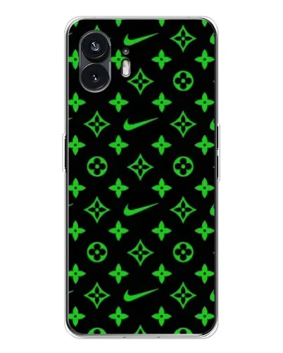 Чехол для Nothing Phone 3 с картинкой «Неоновый принт LV» Чехол для Nothing Phone 3 с картинкой «Неоновый принт LV»
