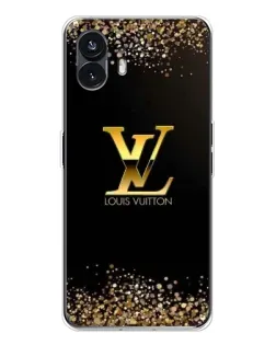 Чехол для Nothing Phone 3 с картинкой «LV — золотые искры»