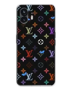 Чехол для Nothing Phone 3 с картинкой «Цветная монограмма LV»