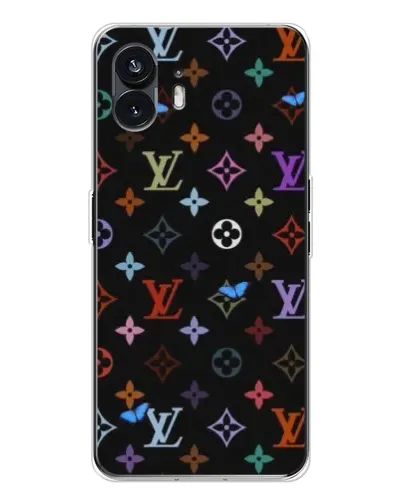 Чехол для Nothing Phone 3 с картинкой «Цветная монограмма LV» Чехол для Nothing Phone 3 с картинкой «Цветная монограмма LV»