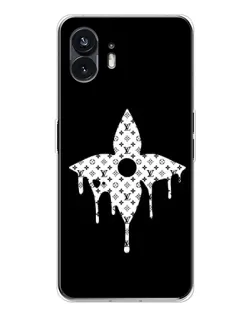Чехол для Nothing Phone 3 с картинкой «Цветочная монограмма»