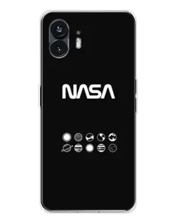 Чехол для Nothing Phone 3 с картинкой «NASA — технический принт»
