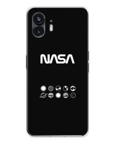 Чехол для Nothing Phone 3 с картинкой «NASA — технический принт»