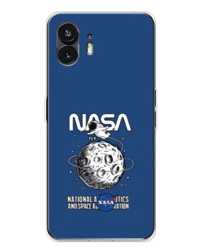 Чехол для Nothing Phone 3 с картинкой «NASA — лунная миссия»