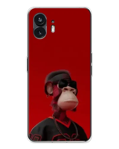 Чехол для Nothing Phone 3 с картинкой «Bored Ape в красном»