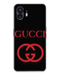 Чохол для Nothing Phone 3 з картинкою «Gucci — червоний логотип»