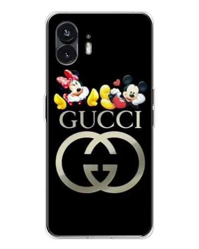 Чехол для Nothing Phone 3 с картинкой «Gucci — герои Disney»