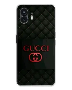 Чохол для Nothing Phone 3 з картинкою «Gucci — стьобаний чорний»