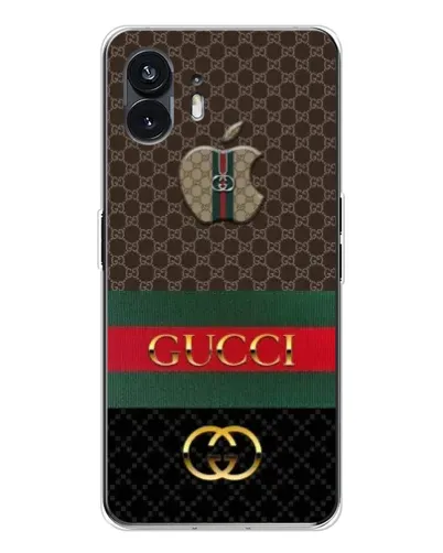 Чехол для Nothing Phone 3 с картинкой «Gucci — брендированный десерт»