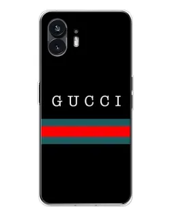 Чохол для Nothing Phone 3 з картинкою «Gucci — червоний пояс»
