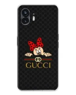 Чохол для Nothing Phone 3 з картинкою «Мінні Маус Gucci — чорний»