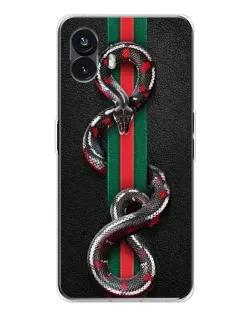 Чохол для Nothing Phone 3 з картинкою «Gucci — змія на смузі»