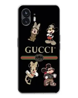 Чохол для Nothing Phone 3 з картинкою «Gucci — герої Disney та монограма»
