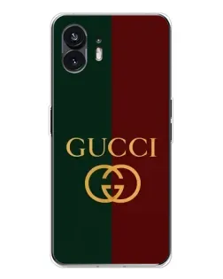 Чохол для Nothing Phone 3 з картинкою «Gucci — темно-зелений градієнт»