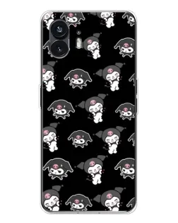 Чохол для Nothing Phone 3 з картинкою «Чорний паттерн Kuromi»