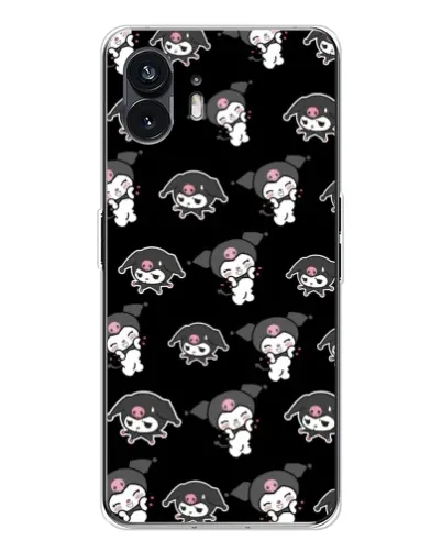 Чохол для Nothing Phone 3 з картинкою «Чорний паттерн Kuromi» Чохол для Nothing Phone 3 з картинкою «Чорний паттерн Kuromi»