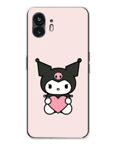 Чохол для Nothing Phone 3 з картинкою «Kuromi та серце» Чохол для Nothing Phone 3 з картинкою «Kuromi та серце»