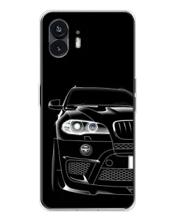 Чехол для Nothing Phone 3 с картинкой «Темный силуэт BMW»