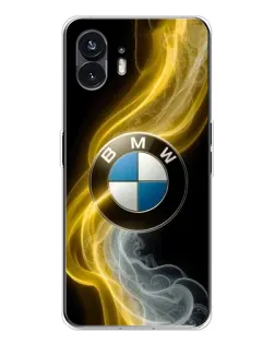 Чехол для Nothing Phone 3 с картинкой «Золотистый дым BMW»