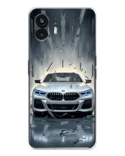 Чехол для Nothing Phone 3 с картинкой «BMW в свете фар»