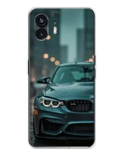 Чехол для Nothing Phone 3 с картинкой «BMW в огнях города»
