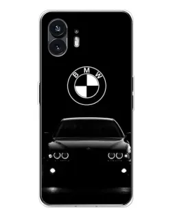 Чехол для Nothing Phone 3 с картинкой «BMW — взгляд из темноты»