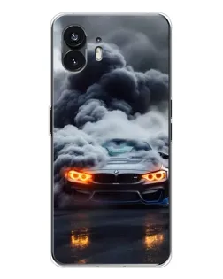 Чехол для Nothing Phone 3 с картинкой «BMW в дыму»