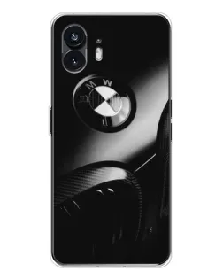 Чехол для Nothing Phone 3 с картинкой «Эмблема BMW — макро»