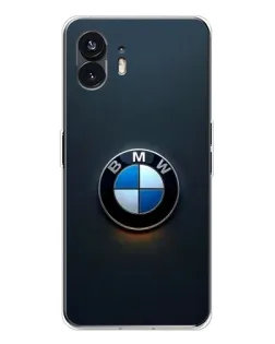 Чехол для Nothing Phone 3 с картинкой «Логотип BMW — минимализм»