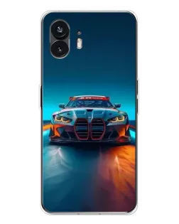 Чехол для Nothing Phone 3 с картинкой «BMW — огни неона» Чехол для Nothing Phone 3 с картинкой «BMW — огни неона»
