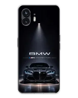 Чехол для Nothing Phone 3 с картинкой «BMW сквозь ночной город» Чехол для Nothing Phone 3 с картинкой «BMW сквозь ночной город»