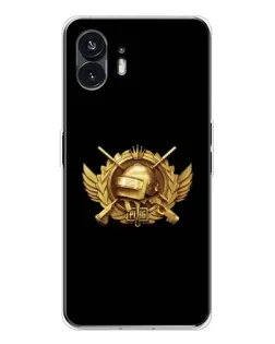 Чохол для Nothing Phone 3 з картинкою «PUBG — помаранчевий градієнт»