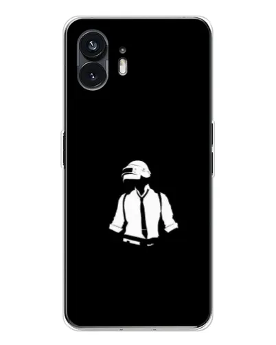 Чехол для Nothing Phone 3 с картинкой «PUBG — белый шлем»