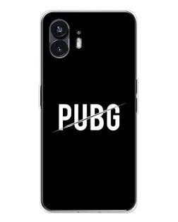 Чехол для Nothing Phone 3 с картинкой «PUBG — белый логотип»