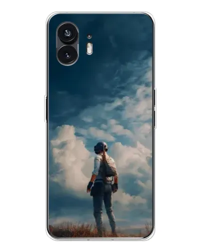 Чехол для Nothing Phone 3 с картинкой «Герой PUBG на скале»