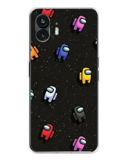 Чохол для Nothing Phone 3 з картинкою «Космічний патерн Among Us»