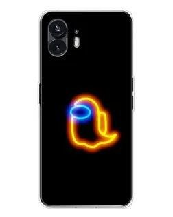 Чохол для Nothing Phone 3 з картинкою «Among Us неонове сяйво»