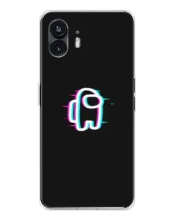 Чехол для Nothing Phone 3 с картинкой «Among Us неон»