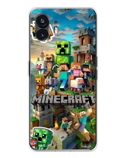 Чехол для Nothing Phone 3 с картинкой «Замок Minecraft»