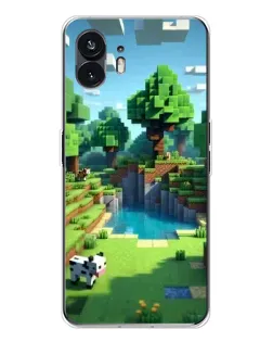 Чехол для Nothing Phone 3 с картинкой «Minecraft летний день»