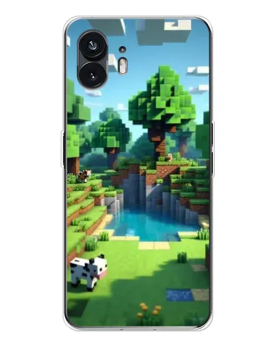 Чехол для Nothing Phone 3 с картинкой «Minecraft летний день»