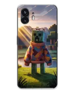 Чехол для Nothing Phone 3 с картинкой «Крипер в свитере»